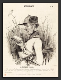 Honoré Daumier (French, 1808 - 1879), Le Chasseur Parisien, 1841, lithograph on newsprint