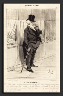 Honoré Daumier (French, 1808 - 1879), Le Préfet de l'Empire, 1841, lithograph on newsprint