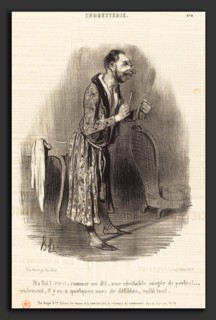 Honoré Daumier (French, 1808 - 1879), Ma foi! c'est comme on dit, 1840, lithograph on newsprint