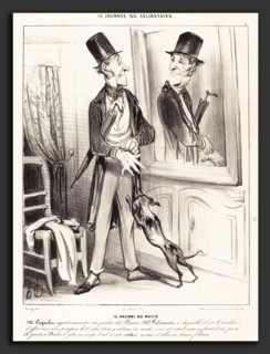 Honoré Daumier (French, 1808 - 1879), 10 heures du matin, 1839, crayon lithograph in black on wove