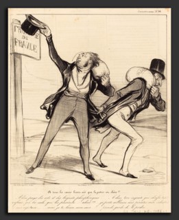 Honoré Daumier (French, 1808 - 1879), A tous les coeurs bien nés que la patrie est chÃ¨re!!!, 1838,