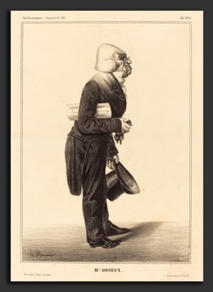 Honoré Daumier (French, 1808 - 1879), Antoine Odier, 1833, lithograph