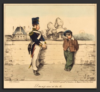Honoré Daumier (French, 1808 - 1879), Dieu ai-je aimé cet Ãªtre la, 1831, lithograph
