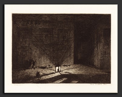 Charles-FranÃ§ois Daubigny (French, 1817 - 1878), Interior of an Inn (Interieur d'une auberge),