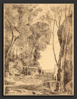 Jean-Baptiste-Camille Corot (French, 1796 - 1875), Little Shepherd, 1st Plate (Le Petit Berger),
