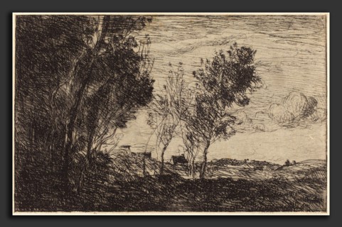 Jean-Baptiste-Camille Corot (French, 1796 - 1875), In the Dunes: Souvenir of The Hague  (Dans les