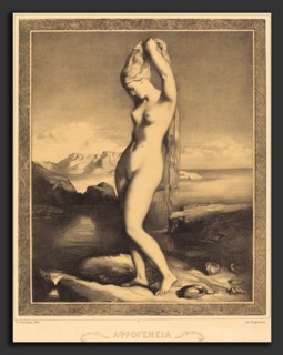 Théodore Chassériau (French, 1819 - 1856), Venus Anadyomene, c. 1841-1842, lithograph
