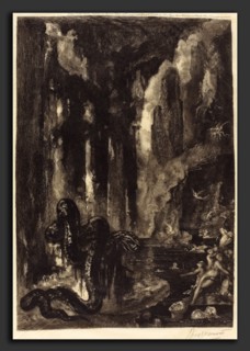 Félix Bracquemond after Gustave Moreau (French, 1833 - 1914), Untitled (The Dream of the Mogul?),