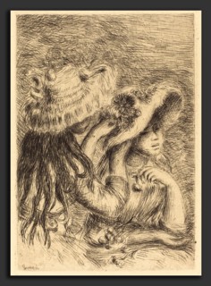 Auguste Renoir (French, 1841 - 1919), The Hat Pin (Le chapeau epingle), 1894, drypoint
