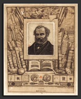 Charles Meryon (French, 1821 - 1868), Armand Guéraud, 1862, etching with engraving, printed from 2