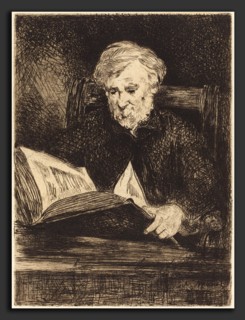 Edouard Manet (French, 1832 - 1883), The Reader (Le liseur), 1861, etching