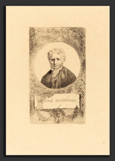 Charles Le Carpentier (French, 1744 - 1822), Honoré Fragonard, 1806, etching and engraving on laid