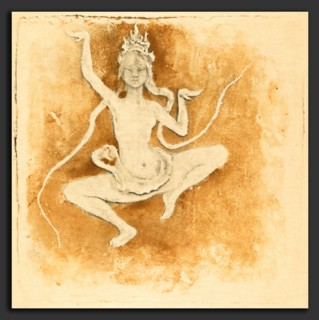 Pierre Roche (French, 1855 - 1922), Danseuse Cobodgienne (Cambodian Dancer), 1897, gypsograph