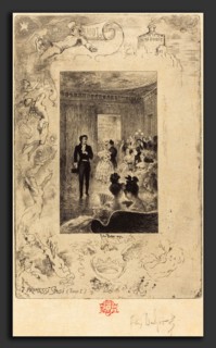 Félix-Hilaire Buhot (French, 1847 - 1898), I Promessi Sposi (The Betrothed), 1879-1880, etching,