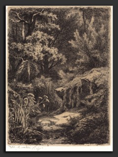 EugÃ¨ne Bléry (French, 1805 - 1887), Le petit ruisseau (The Little Brook), published 1849, etching