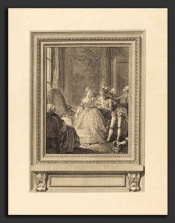 Charles Emmanuel Patas after Charles Eisen (French, 1744 - 1802), Le jour, etching and engraving