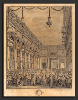 Jean-Michel Moreau (French, 1741 - 1814), Le festin royal, 1782, engraving and etching