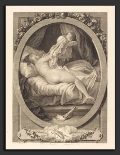 E. Guersant after Jean-Honoré Fragonard (French, active 18th century), La chemise enlevee, 1782,