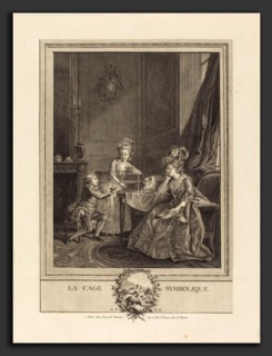 Etienne Fessard after Charles Lepeintre (French, 1714 - 1777), La cage symbolique (The Symbolic