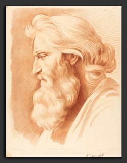 Gilles-Antoine Demarteau after Edme Bouchardon (French, 1750 - 1802), Head of a Venerable Man,