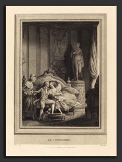 Jeanne Deny or Martial Deny after Niclas Lafrensen II (French, born 1749), Le consomme, etching and