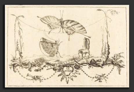 Charles Germain de Saint-Aubin (French, 1721 - 1786), Le Bate, in or after 1756, etching