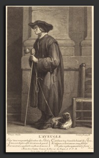 Pierre Louis de Surugue after Jean Siméon Chardin (French, 1710 or 1716 - 1772), The Blind Beggar,