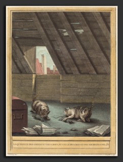 Johann Christoph Teucher after Jean-Baptiste Oudry (German, c. 1715 - 1763 or after), La querelle