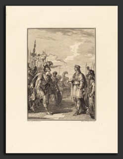 Robert Delaunay after Jean-Michel Moreau (French, 1749 - 1814), Iphis, 1779, etching and engraving