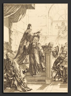 Jean Dambrun (French, 1741 - 1808 or after), Le juge de mesle, etching