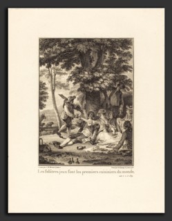 Robert Delaunay after Jean-Michel Moreau (French, 1749 - 1814), Les folÃ¢tres jeux sont les