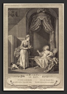 Antoine Louis Romanet after Sigmund Freudenberger (French, 1742 - 1810 or after), Le bain, 1774,