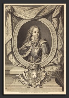 Nicolas de Larmessin IV after Hyacinthe Rigaud (French, 1684 - 1753 or 1755), Louis XV, c. 1720,