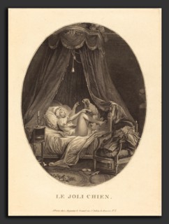 Auguste-Claude-Simon Legrand after Nicolas Lavreince (French, 1765 - 1815 or after), Le joli chien,