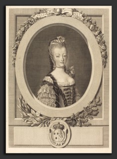 Louis-Jacques Cathelin after Jean-Martial Fredou (French, 1738-1739 - 1804), Marie-Antoinette of