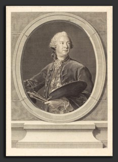 Louis-Jacques Cathelin after Jean-Marc Nattier (French, 1738-1739 - 1804), Louis Tocque, engraving