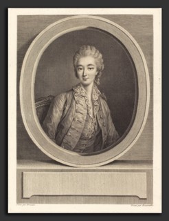 Jacques-Firmin Beauvarlet after FranÃ§ois-Hubert Drouais (French, 1731 - 1797), Madame du Barry,
