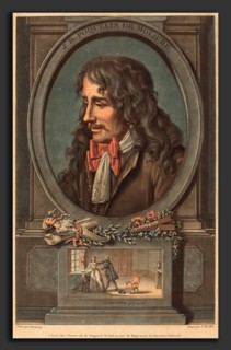 Pierre-Michel Alix after Jean-FranÃ§ois Garnerey (French, 1762 - 1817), J.B. Poquelin de Moliere,