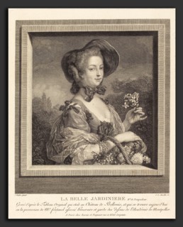 Jean-Louis Anselin after Carle Van Loo (French, 1754 - 1823), La Marquise de Pompadour en belle