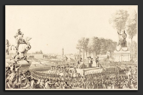 Antoine-Jean Duclos after Charles Monnet (French, 1742 - 1795), Journee du 16 octobre 1793, la