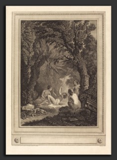 Geraud Vidal after Nicolas Lavreince (French, 1742 - 1801), La balancoire mysterieuse, 1784,