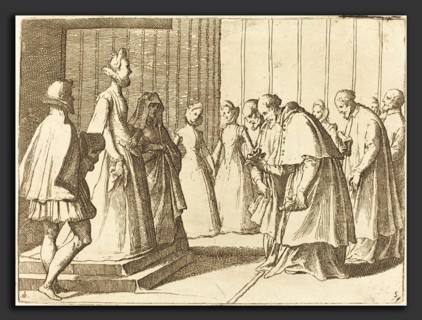 Raffaello Schiaminossi (Italian, c. 1529 - probably 1622), Margaret of Austria Receiving the Homage