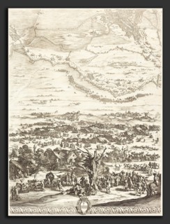 Jacques Callot (French, 1592 - 1635), The Siege of Breda [plate 5 of 6], 1627-1628, etching
