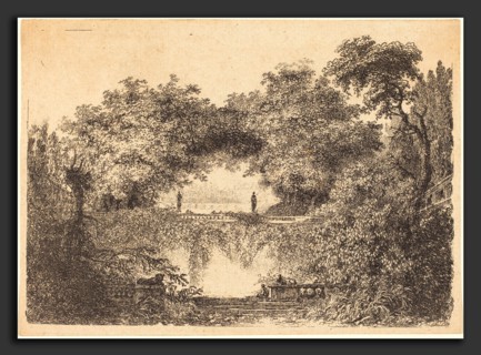 Jean Claude Richard de Saint-Non after Jean-Honoré Fragonard (French, 1727 - 1791), Le Petit Parc,