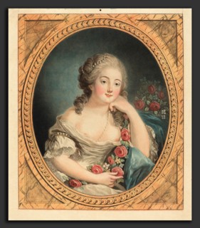 Jean-FranÃ§ois Janinet (French, 1752 - 1814), L'agreable neglige, 1779, color aquatint