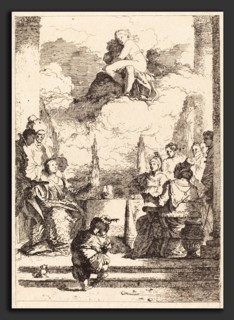 Jean-Honoré Fragonard after Giovanni Battista Tiepolo (French, 1732 - 1806), The Feast of Anthony