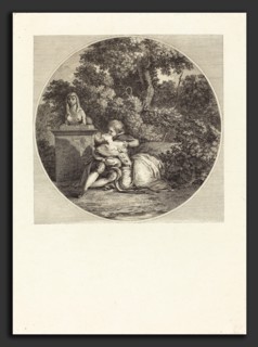 after Niclas Lafrensen II, The Grove, etching and engraving