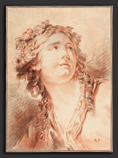 Gilles Demarteau, the Elder after Jean-Baptiste Le Prince (French, 1722 - 1776), Head of a Young