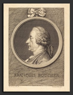 Laurent Cars after Charles-Nicolas Cochin I (French, 1699 - 1771), Francois Boucher, etching