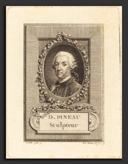 Jean-Michel Moreau after Pierre Paul Merelle (French, 1741 - 1814), D. Pineau, Sculpteur, 1770,
